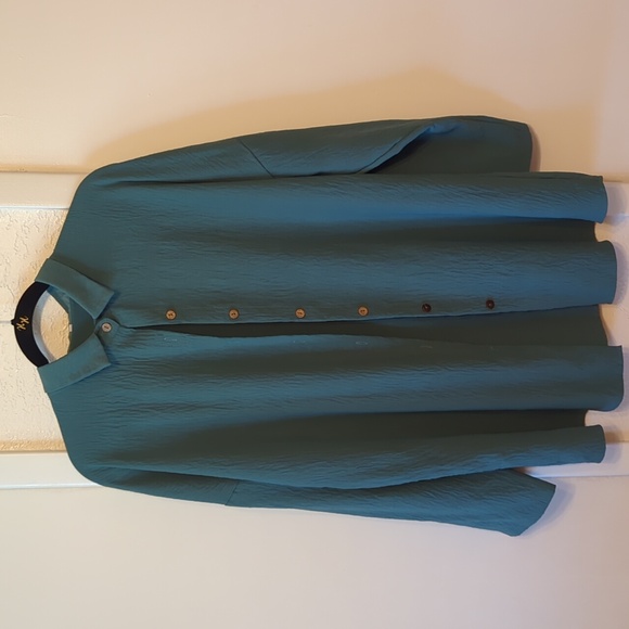 Teal Green Women's Shirt - Picture 1 of 3